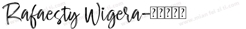 Rafaesty Wigera字体转换